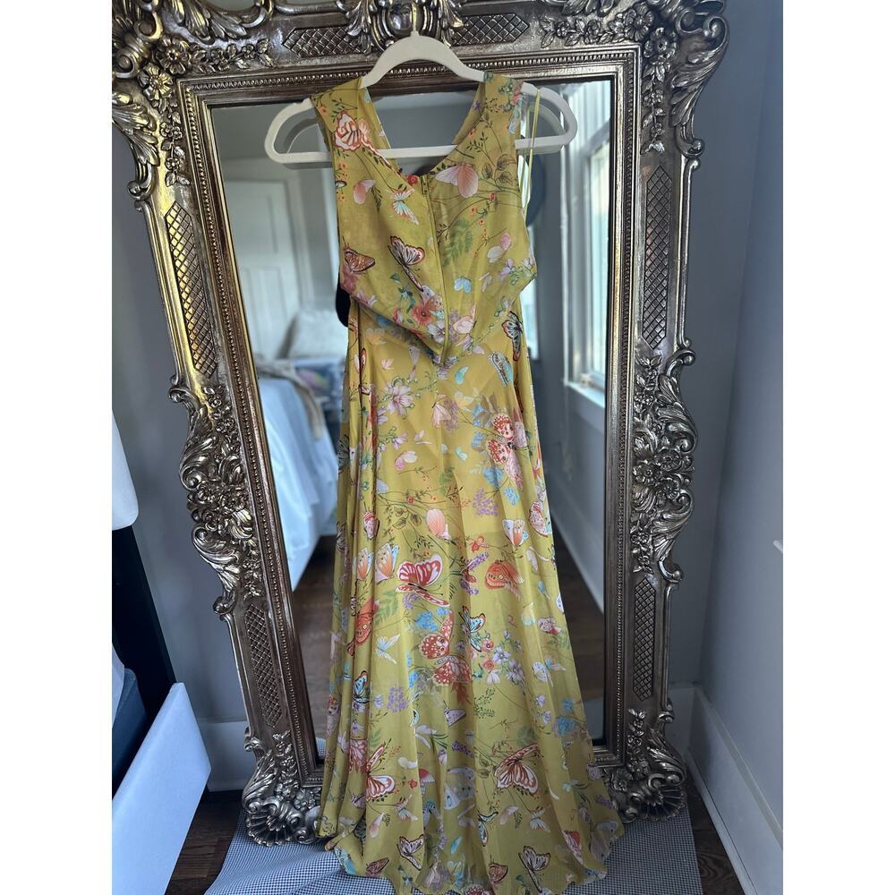 My Beachy Side Green Butterfly Begonia Cut-Out Dress Size Small NEW NWT - Picture 6 of 9